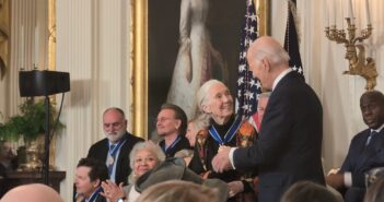 World Renowned Conservationist Dr. Jane Goodall Receives Presidential Medal of Freedom